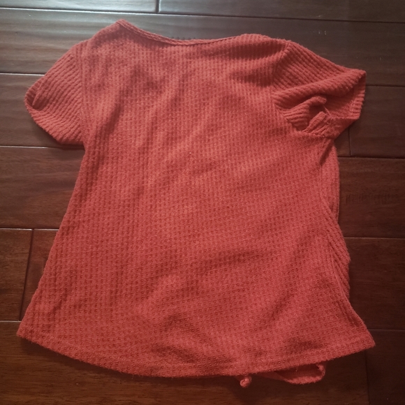 Burnt Orange Knot Top - Picture 3 of 3
